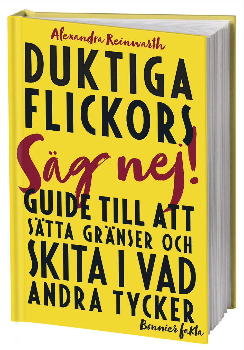 Valokuva kirjasta Alexandra Reinwarth Duktiga flickors guide till att sätta gränser och skita i vad andra tycker, kuuluu tuoteryhmään Ruots muu tieto.