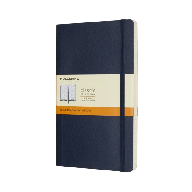 Valokuva kirjasta  Moleskine Sapphire Blue Large Ruled Notebook Soft, kuuluu tuoteryhmään Muut ulkomaiset kirjat.