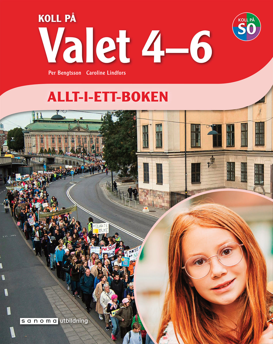 Valokuva kirjasta Per Bengtsson / Caroline Lindfors Koll på Valet 4-6, Allt-i-ett-bok, kuuluu tuoteryhmään Ruots lapset nuoret ja sarjakuvat.