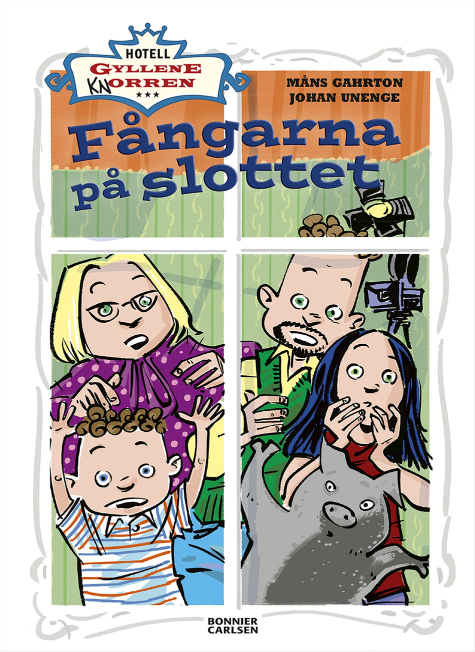 Valokuva kirjasta Måns Gahrton / Johan Unenge Fångarna på slottet, kuuluu tuoteryhmään Ruots lapset nuoret ja sarjakuvat.