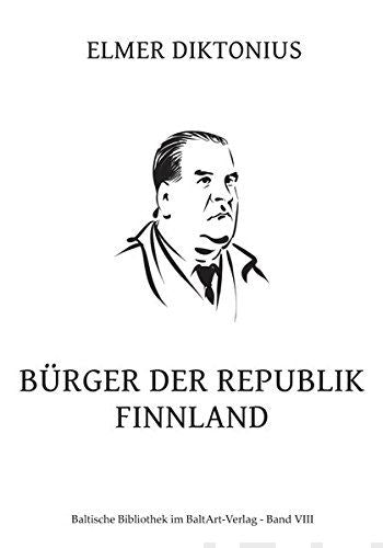 Valokuva kirjasta Elmer Diktonius Bürger der republik Finnland, kuuluu tuoteryhmään Muut kaunokirjat.