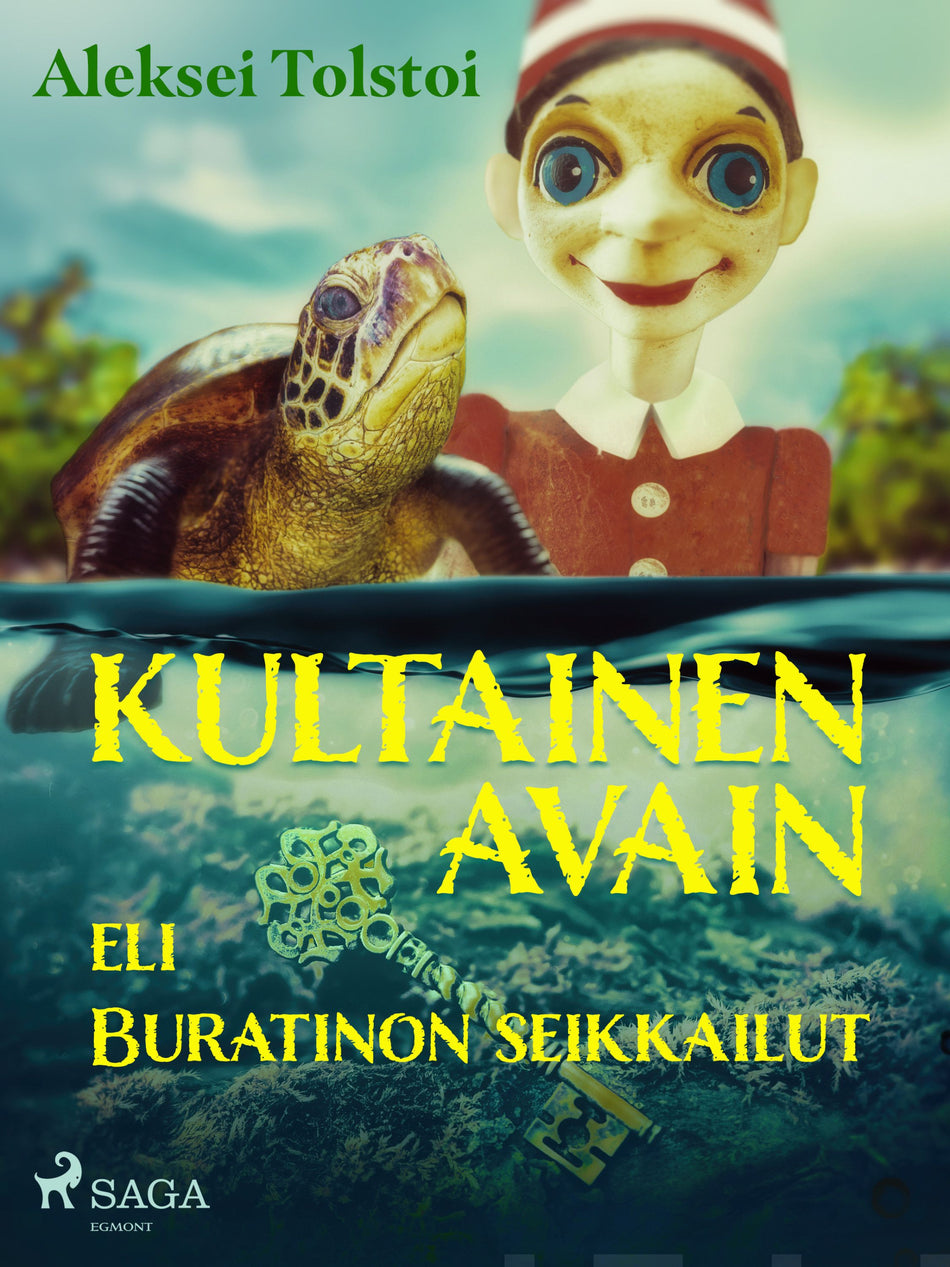 Valokuva kirjasta Aleksei Tolstoi Kultainen avain eli Buratinon seikkailut, kuuluu tuoteryhmään E-kirjat kauno.