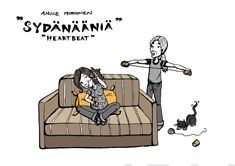 Valokuva kirjasta Anne Muhonen "Sydänääniä", kuuluu tuoteryhmään Sarjakuvat.
