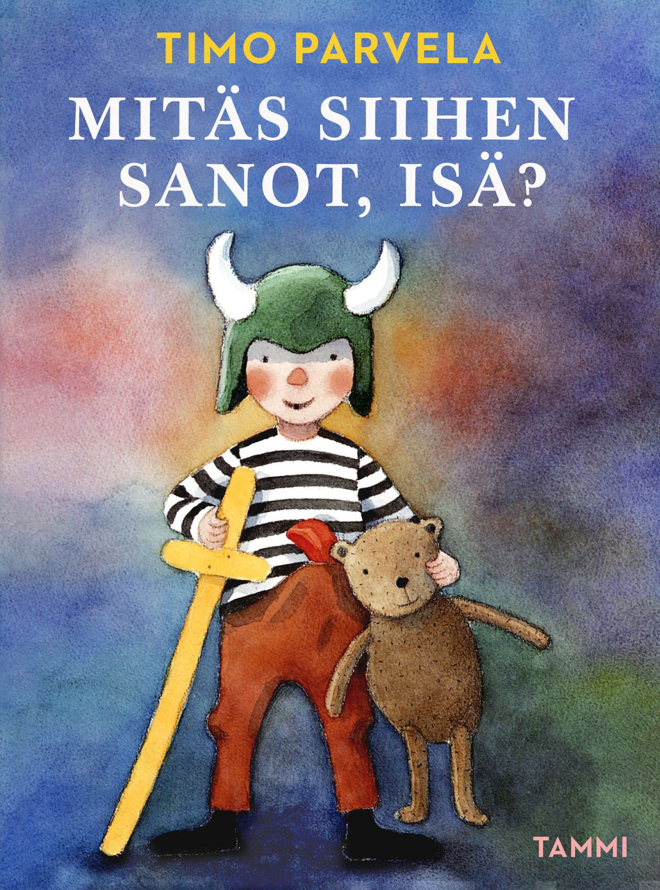 Valokuva kirjasta Timo Parvela Mitäs siihen sanot, isä?, kuuluu tuoteryhmään E-kirjat lapset ja nuoret.