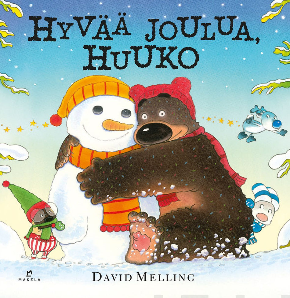 Valokuva kirjasta David Melling Hyvää joulua, Huuko, kuuluu tuoteryhmään Lasten kuvakirjat.