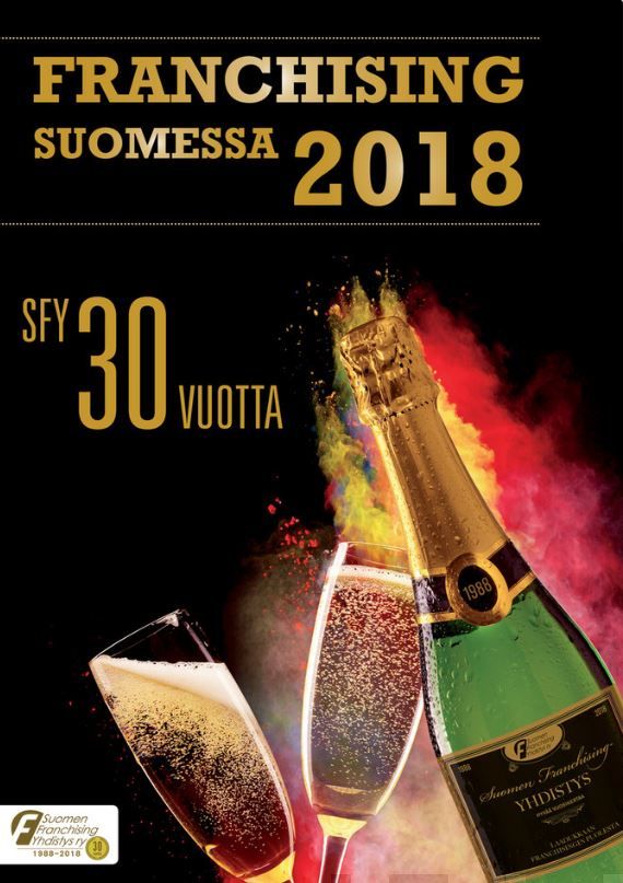 Valokuva kirjasta  Franchising Suomessa 2018, kuuluu tuoteryhmään Talous yhteiskunta.