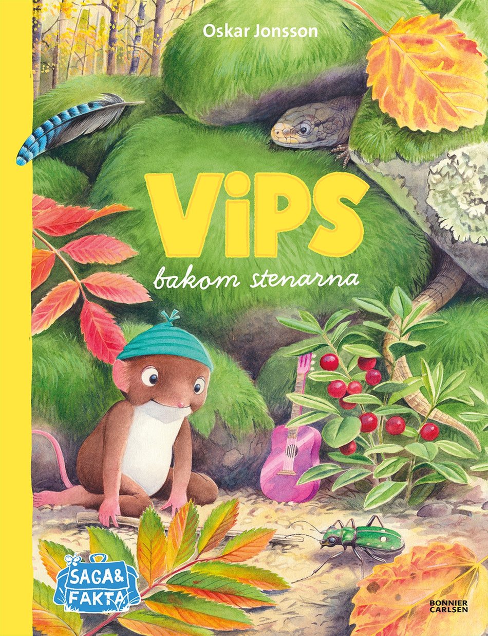 Valokuva kirjasta Oskar Jonsson Vips bakom stenarna, kuuluu tuoteryhmään Ruots lapset nuoret ja sarjakuvat.