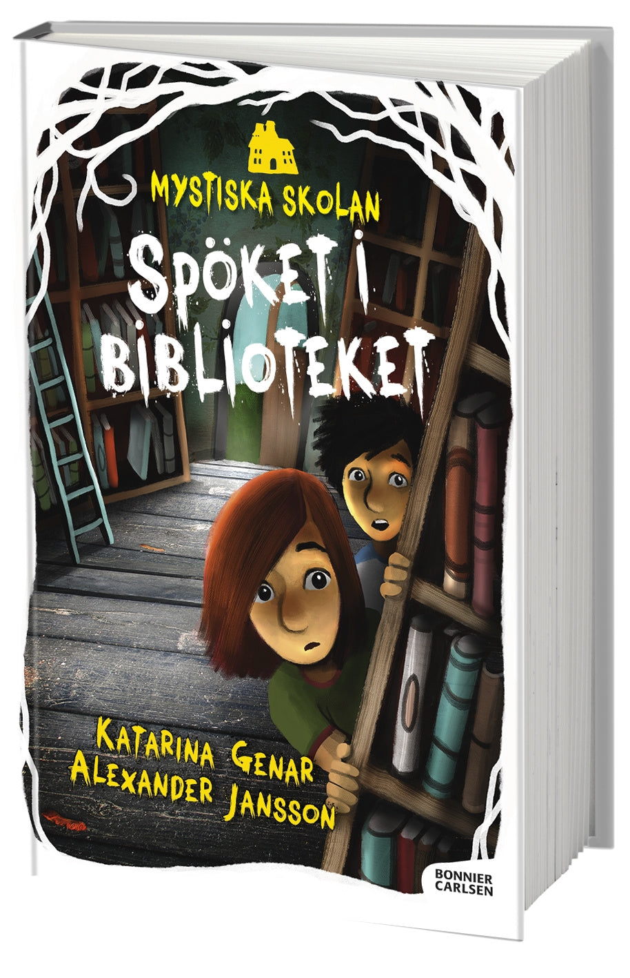 Valokuva kirjasta Katarina Genar Spöket i biblioteket, kuuluu tuoteryhmään Ruots lapset nuoret ja sarjakuvat.