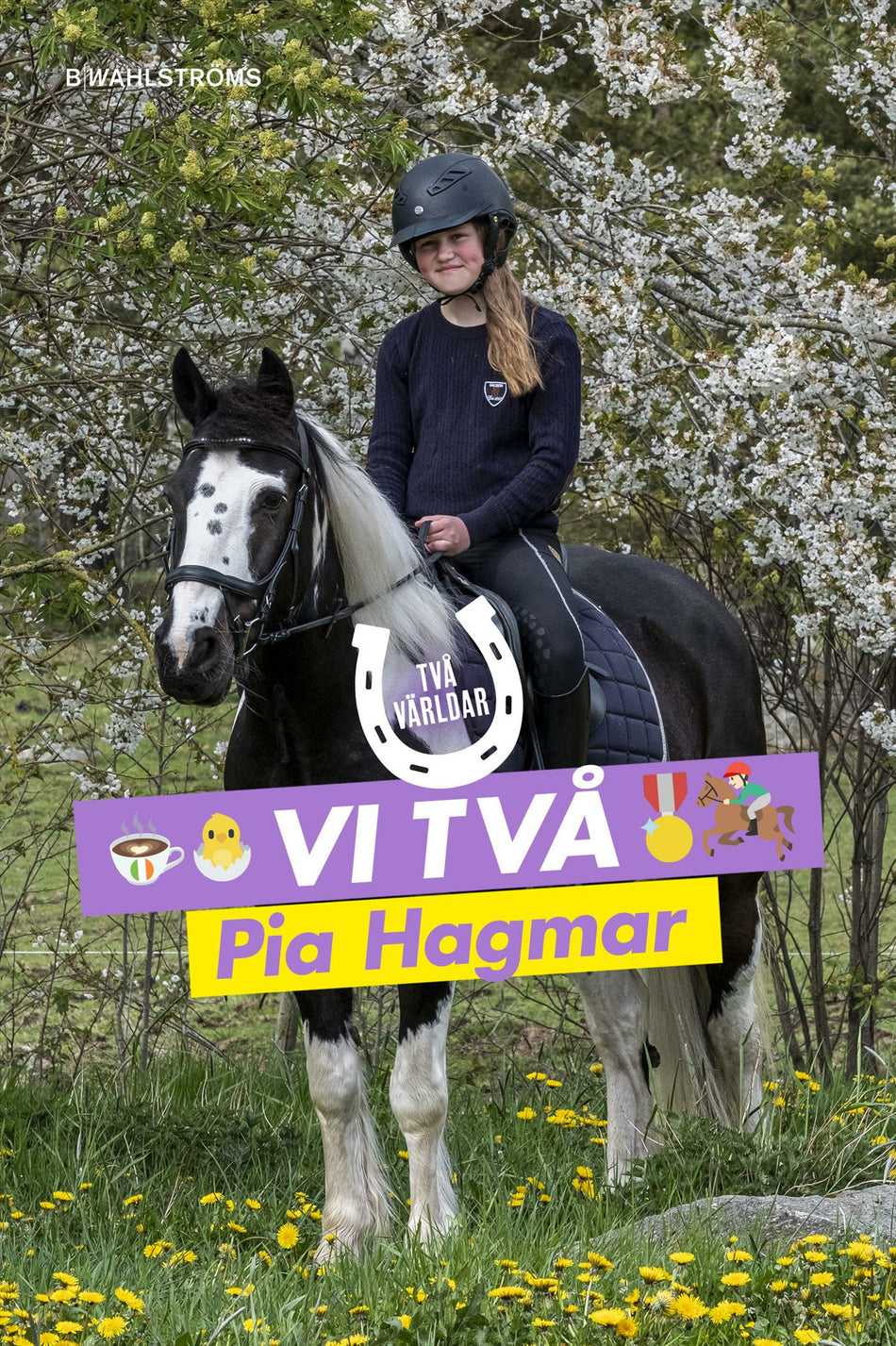 Valokuva kirjasta Pia Hagmar Vi två, kuuluu tuoteryhmään Ruots lapset nuoret ja sarjakuvat.