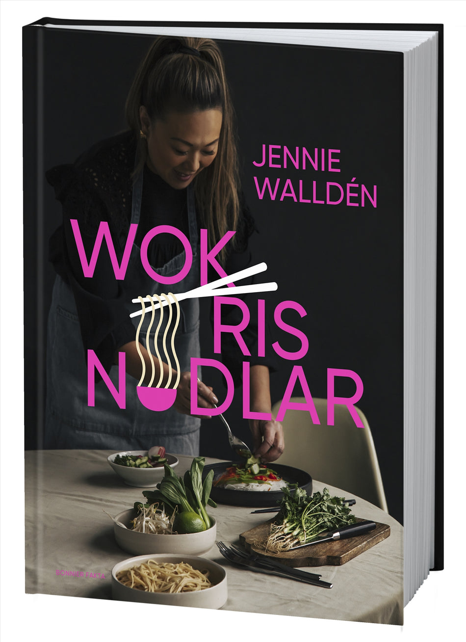 Valokuva kirjasta Jennie Walldén Wok, ris, nudlar, kuuluu tuoteryhmään Ruots harrasteet taide.