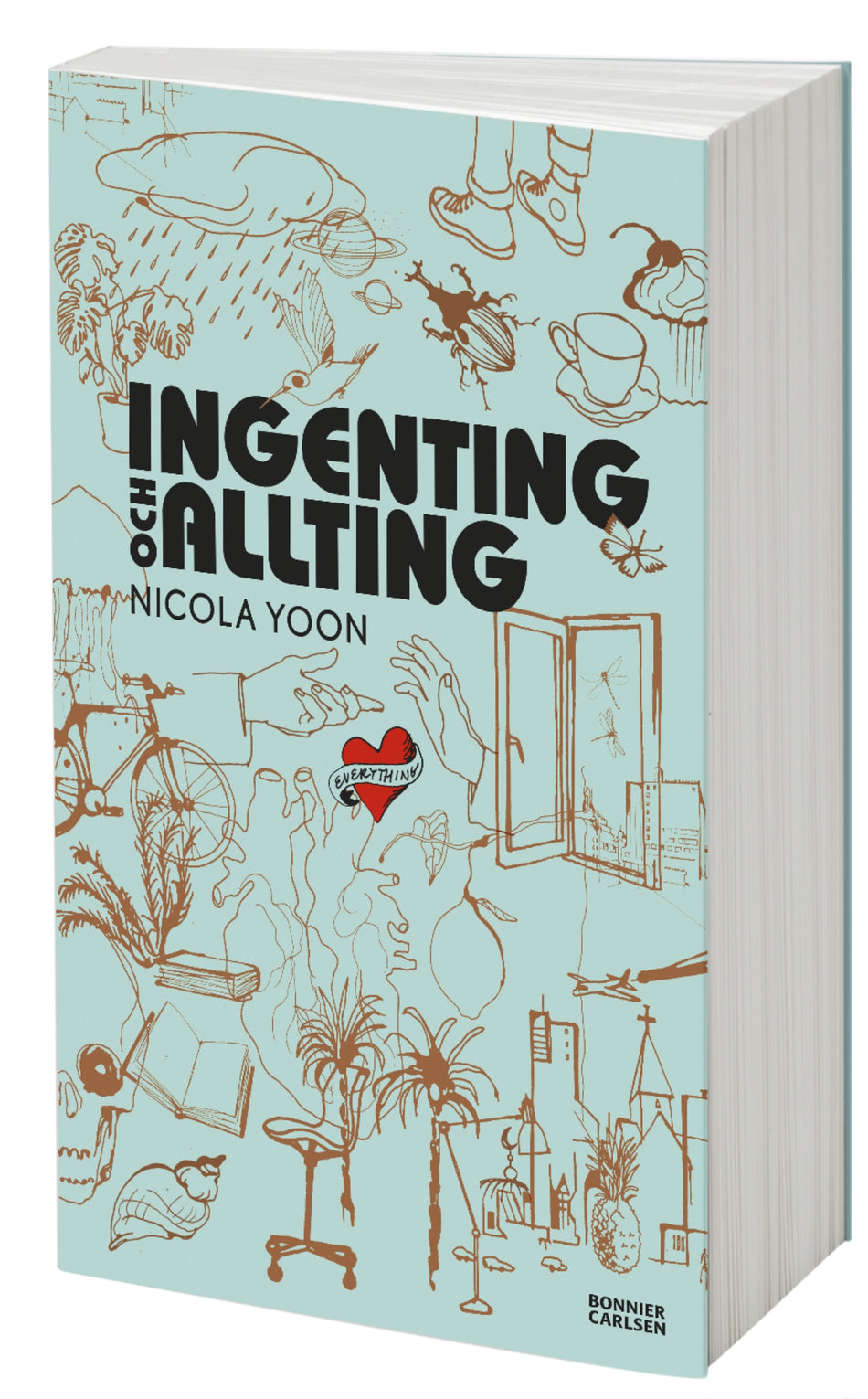 Valokuva kirjasta Nicola Yoon Ingenting och allting, kuuluu tuoteryhmään Ruots lapset nuoret ja sarjakuvat.