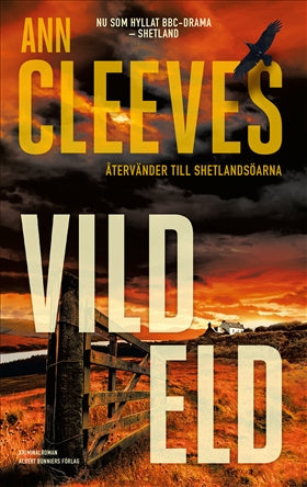 Valokuva kirjasta Ann Cleeves Vild eld, kuuluu tuoteryhmään Ruots kaunokirjat.