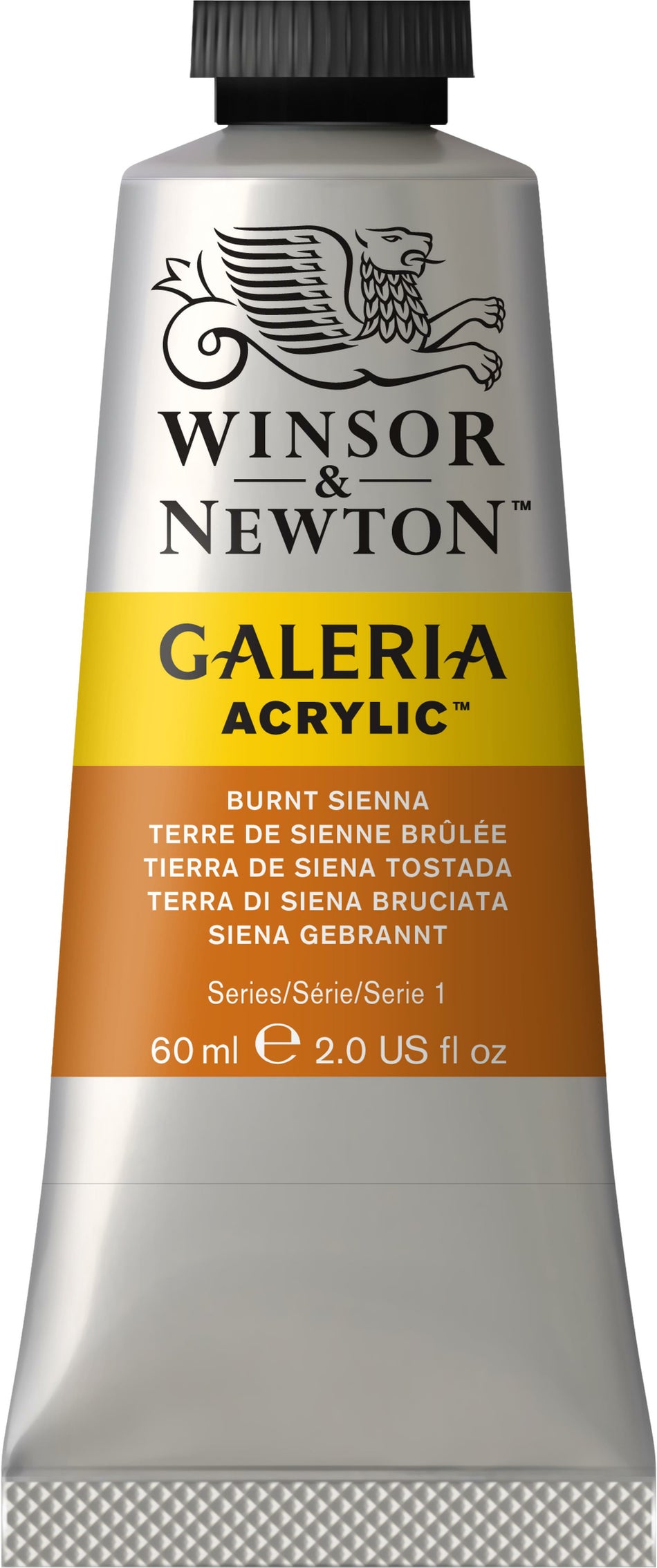 Valokuva tuotteesta Akryyliväri 60ml 074 Burnt sienna W&amp;N Galeria, kuuluu tuoteryhmään Taidetarvikkeet.