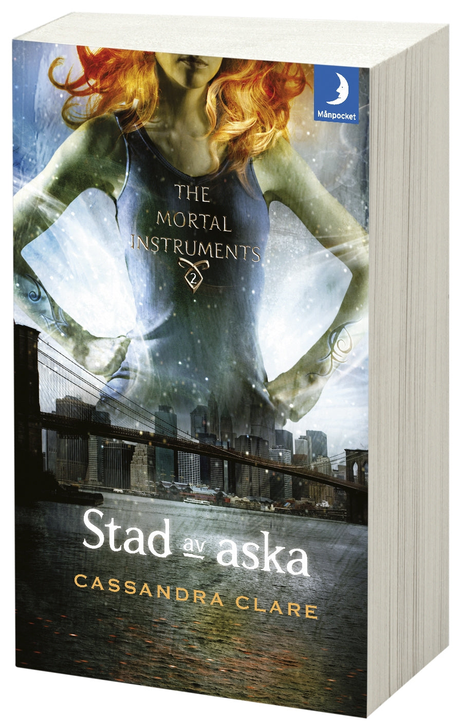 Valokuva kirjasta Cassandra Clare Stad av aska, kuuluu tuoteryhmään Ruots lapset nuoret ja sarjakuvat.