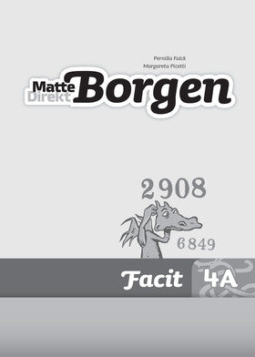 Valokuva kirjasta Margareta Picetti / Pernilla Falck Matte Direkt Borgen Facit 4A (5-pack), kuuluu tuoteryhmään Ruots lapset nuoret ja sarjakuvat.