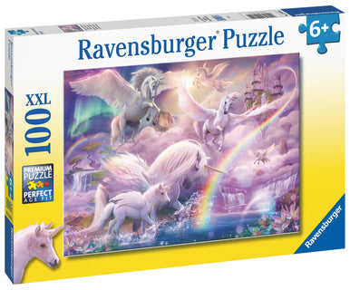 Palapeli 100 palaa Unicorn Pagasai