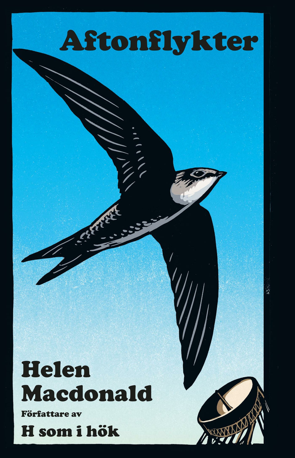Valokuva kirjasta Helen Macdonald Aftonflykter, kuuluu tuoteryhmään Ruots muu tieto.