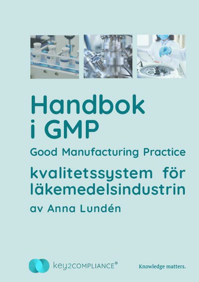 Valokuva kirjasta Anna Lundén Handbok i GMP : good manufacturing practice - kvalitetssystem för läkemedelsindustrin, kuuluu tuoteryhmään Ruots muu tieto.