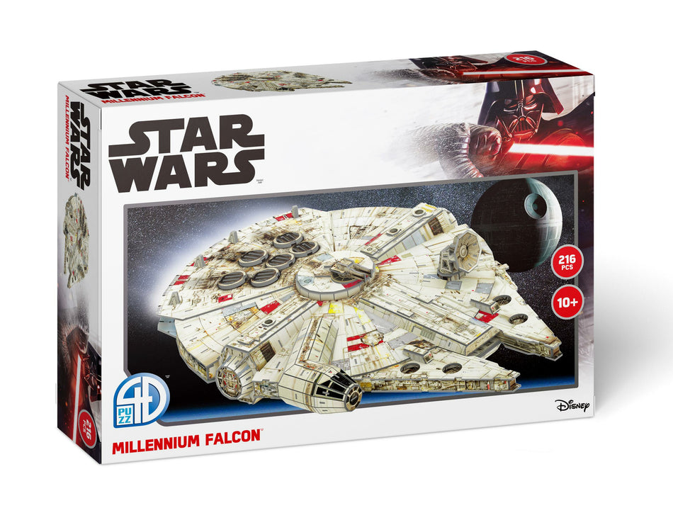 Valokuva tuotteesta Palapeli 216 palaa Star Wars Millennium Falcon 3D, kuuluu tuoteryhmään Palapelit.