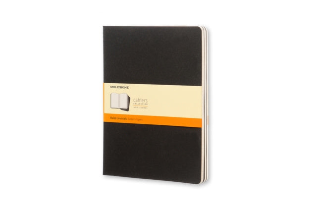 Valokuva kirjasta Moleskine Moleskine Ruled Cahier Xl - Black Cover (3 Set), kuuluu tuoteryhmään Muut ulkomaiset kirjat.