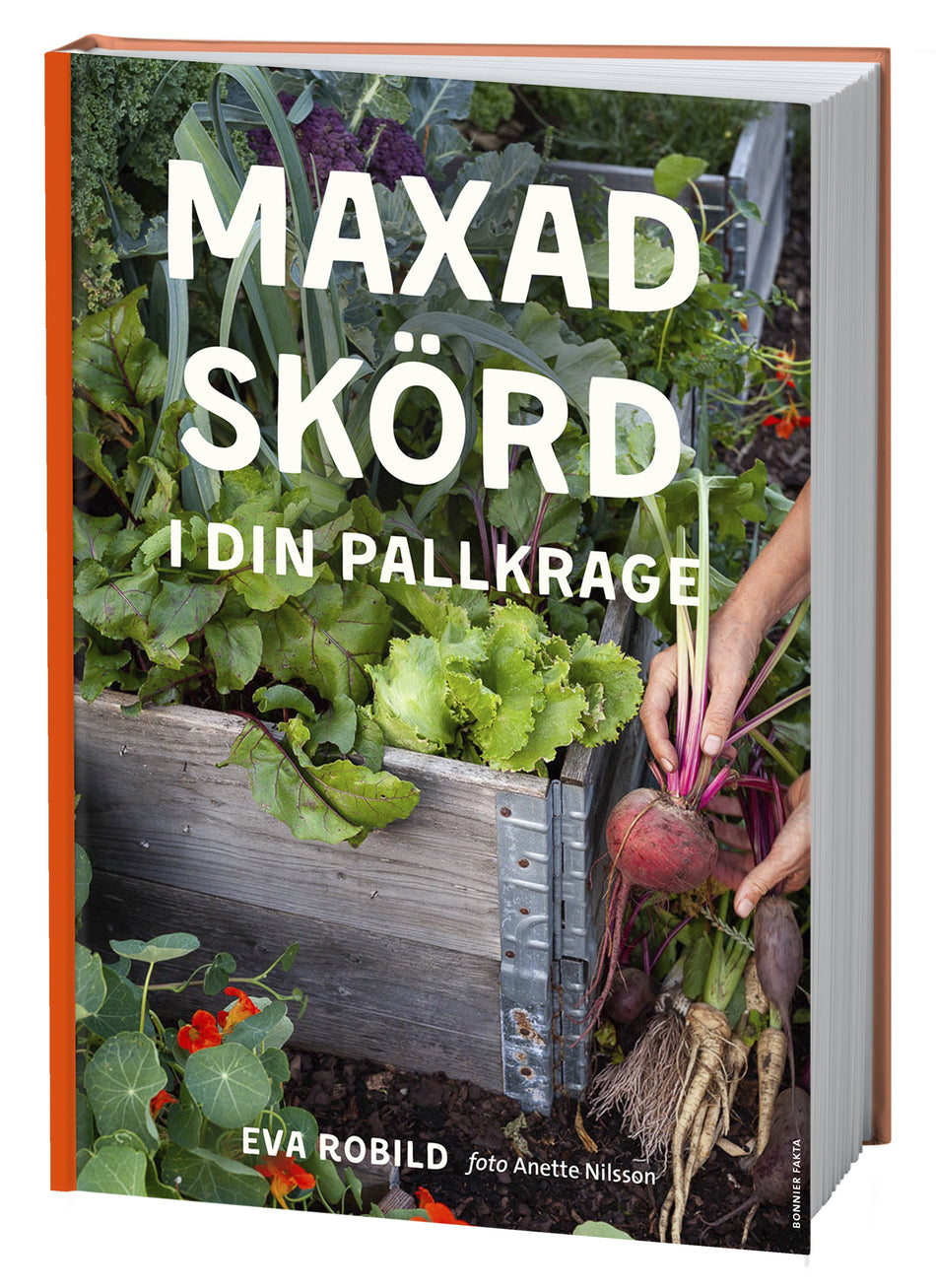 Valokuva kirjasta Eva Robild Maxad skörd i din pallkrage, kuuluu tuoteryhmään Ruots harrasteet taide.