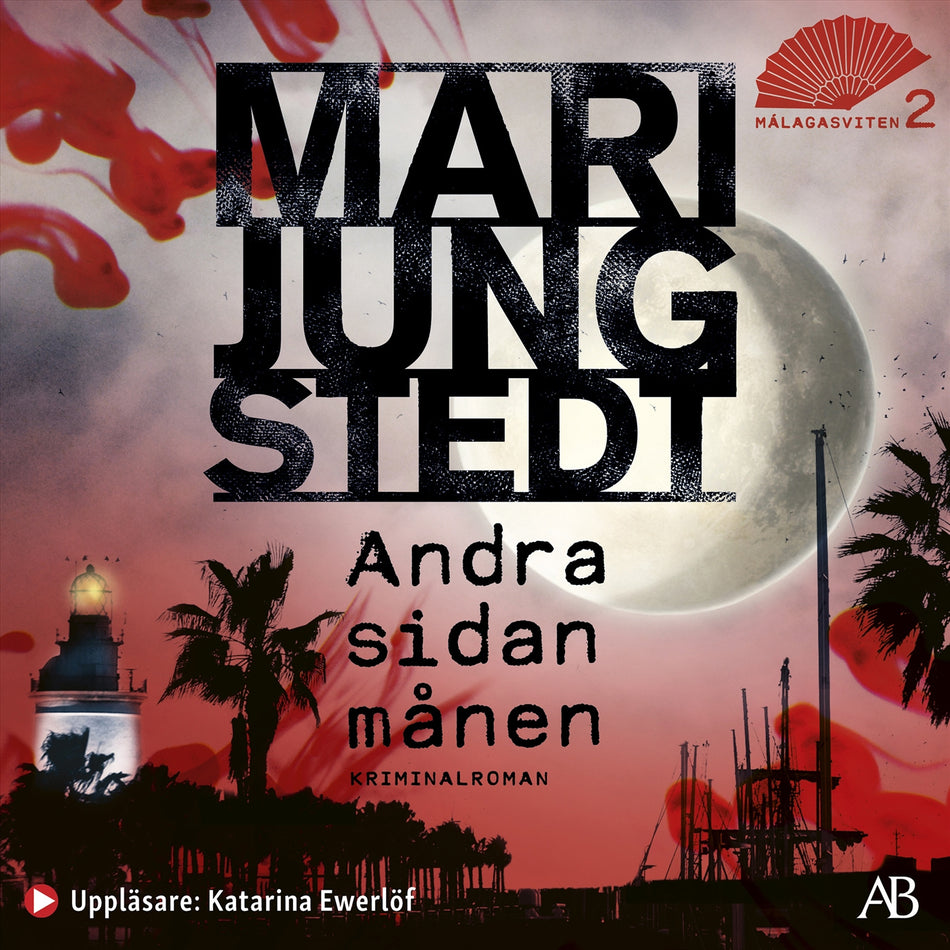 Valokuva kirjasta Mari Jungstedt Andra sidan månen, kuuluu tuoteryhmään Ruots kaunokirjat.