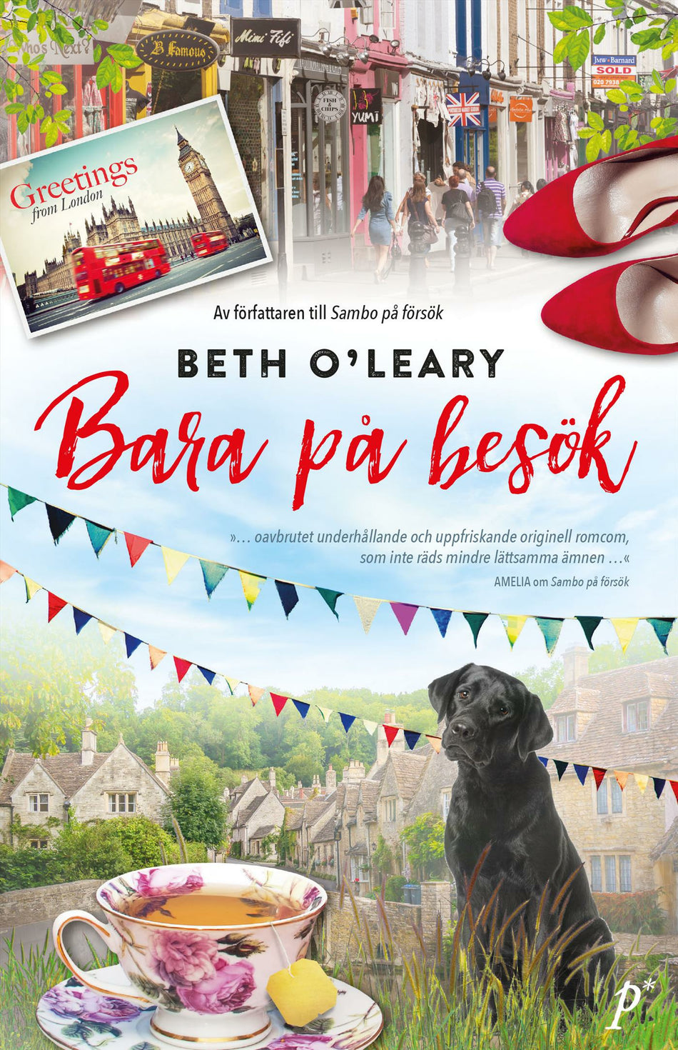 Valokuva kirjasta Beth O'Leary Bara på besök, kuuluu tuoteryhmään Ruots kaunokirjat.