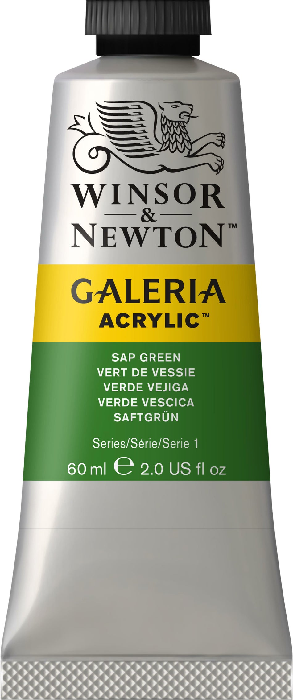 Valokuva tuotteesta Akryyliväri 60ml 599 Sap green W&amp;N Galeria, kuuluu tuoteryhmään Taidetarvikkeet.