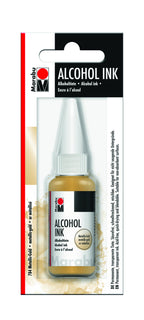 Alkoholimuste 20ml kulta, Marabu Alcohol ink 784 metallic gold