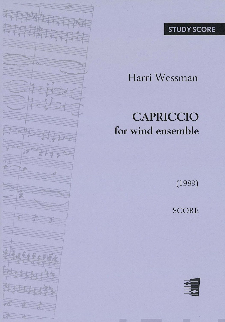 Valokuva kirjasta  Capriccio for wind ensemble - Score &amp; parts, kuuluu tuoteryhmään Musiikki.