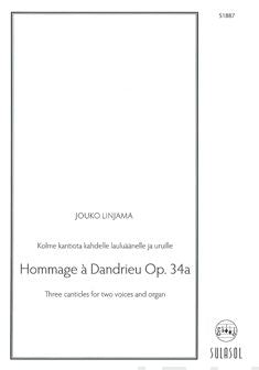 Valokuva kirjasta  Hommage à Dandrieu Op. 34a, kuuluu tuoteryhmään Musiikki.