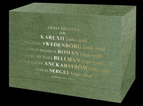 Valokuva kirjasta Ernst Brunner Ernst Brunner om Karl XII, Swedenborg, Roman, Bellman, Anckarström och Sergel, kuuluu tuoteryhmään Ruots kaunokirjat.