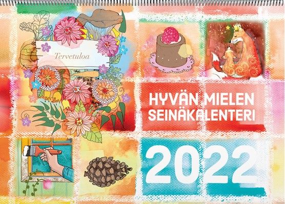 Valokuva tuotteesta Hyvän Mielen seinäkalenteri 2022, kuuluu tuoteryhmään Seinäkalenterit.