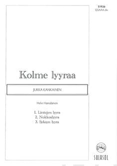 Valokuva kirjasta  Kolme lyyraa, kuuluu tuoteryhmään Musiikki.