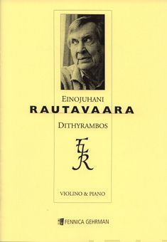 Valokuva kirjasta  Dithyrambos, kuuluu tuoteryhmään Musiikki.
