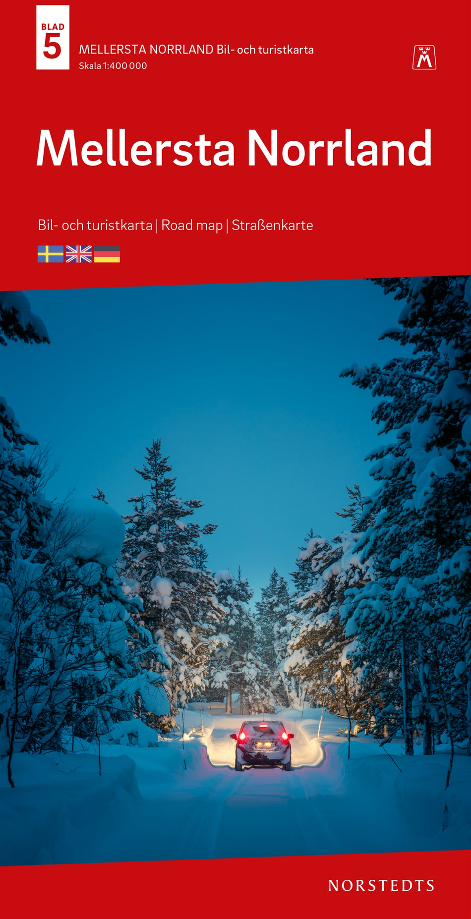 Valokuva kirjasta  Mellersta Norrland Bil &amp; Turistkarta Nr 5 : Skala 1:400.000, kuuluu tuoteryhmään Ruots harrasteet taide.