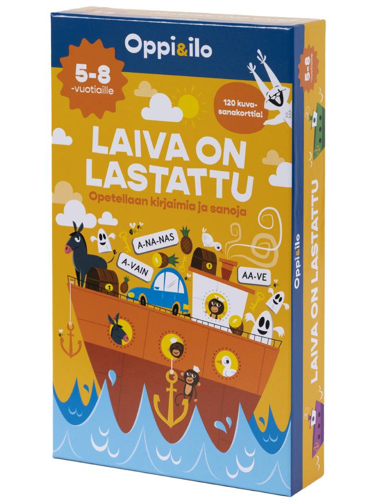 Valokuva tuotteesta Laiva on lastattu -lautapeli 5-8 v., kuuluu tuoteryhmään Lautapelit.