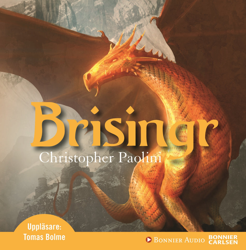 Valokuva kirjasta Christopher Paolini Brisingr eller Eragon skuggbanes och Saphira Biartskulars sju löften, kuuluu tuoteryhmään Ruots lapset nuoret ja sarjakuvat.