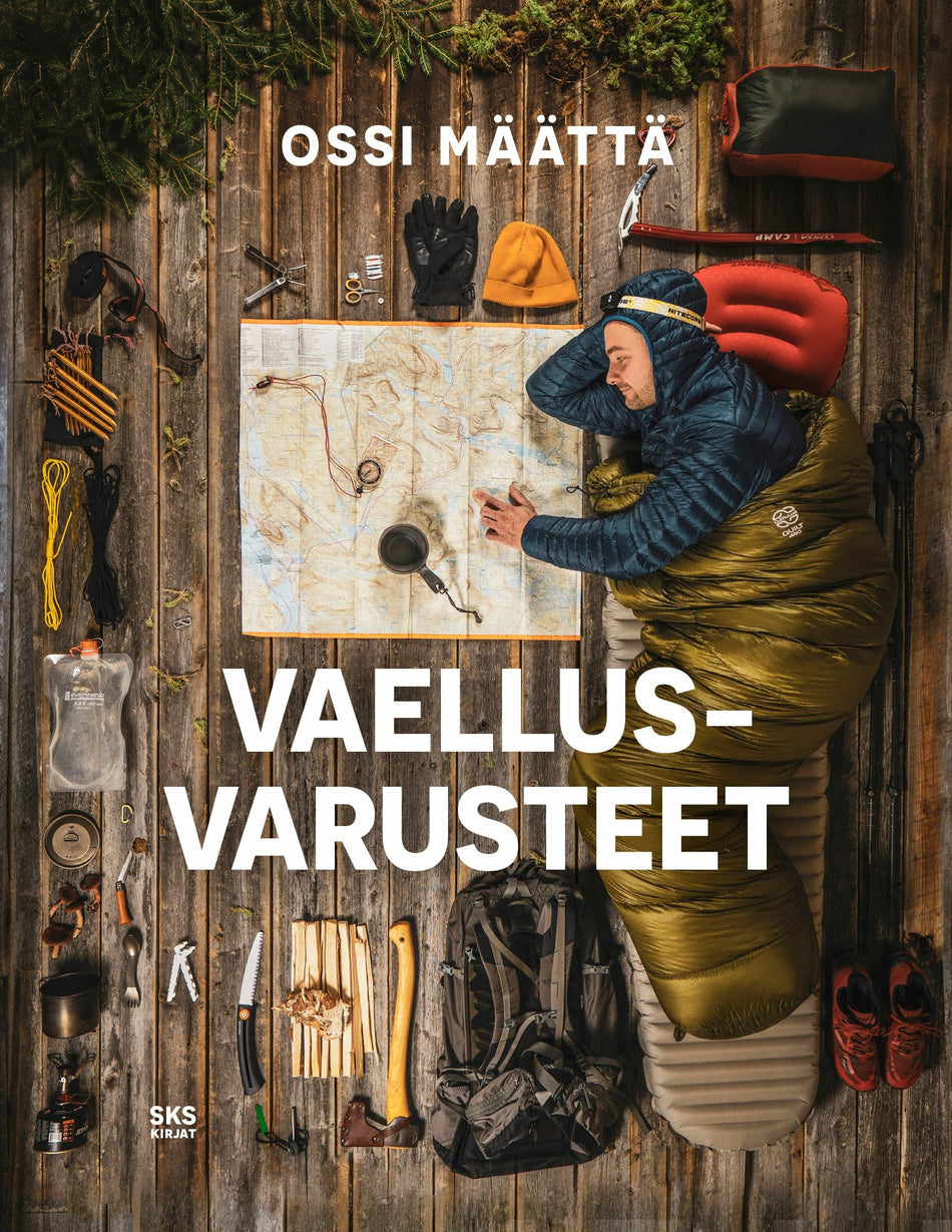 Valokuva kirjasta Ossi Määttä Vaellusvarusteet, kuuluu tuoteryhmään Urheilu harrasteet.