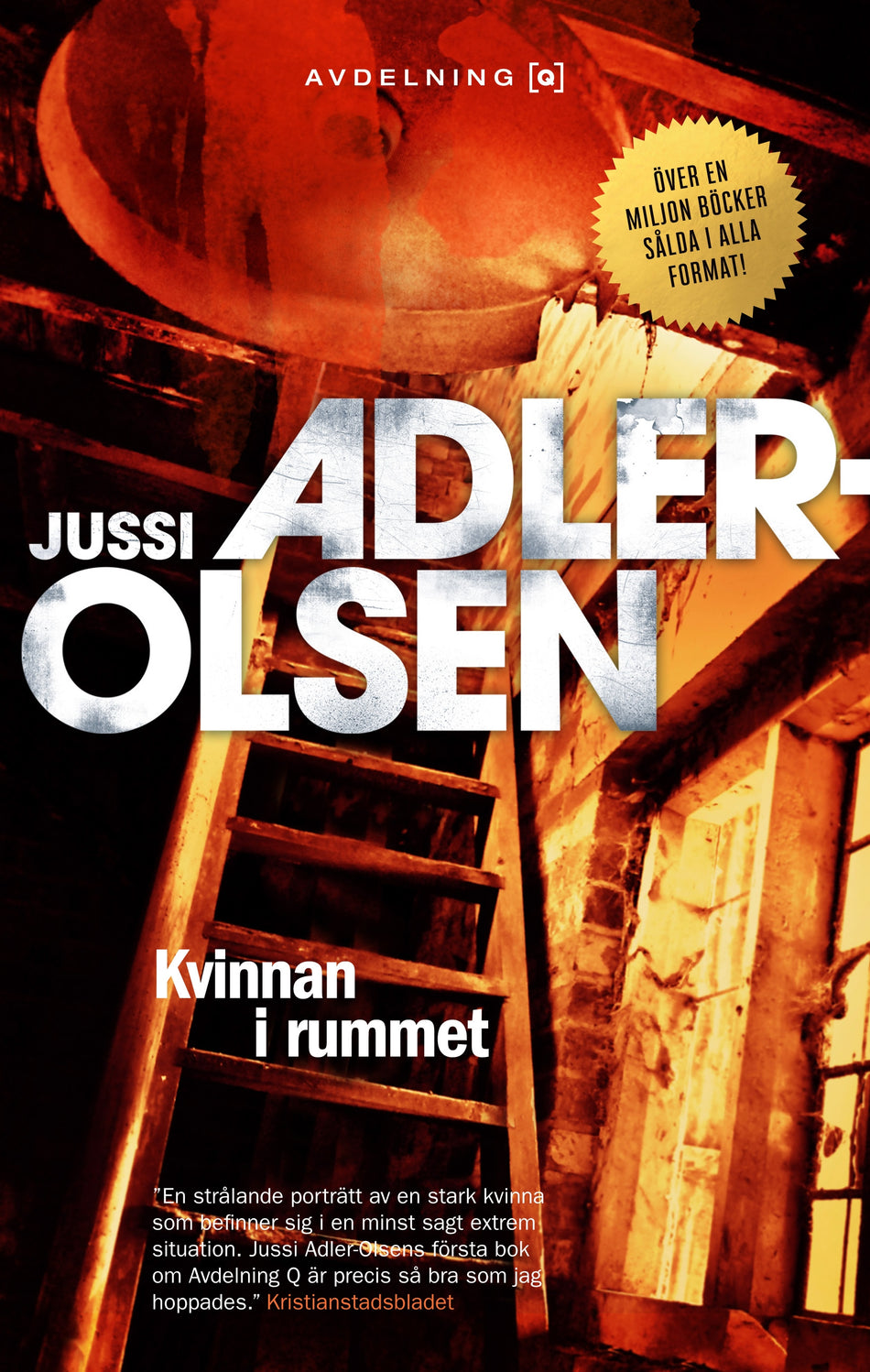 Valokuva kirjasta Jussi Adler-Olsen Kvinnan i rummet, kuuluu tuoteryhmään Ruots kaunokirjat.