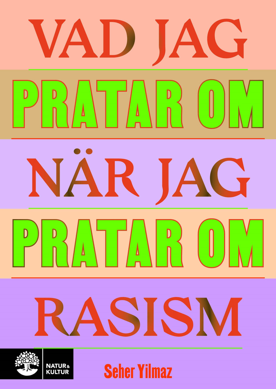 Valokuva kirjasta Seher Yilmaz Vad jag pratar om när jag pratar om rasism, kuuluu tuoteryhmään Ruots muu tieto.