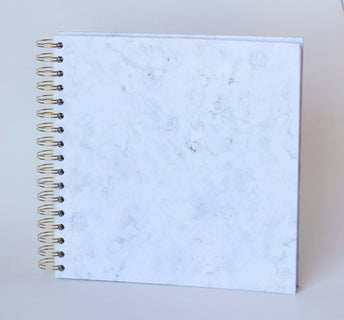 Valokuva-albumi Bigso 24,5x22cm/50 sivua, valkoiset sivut, Marble