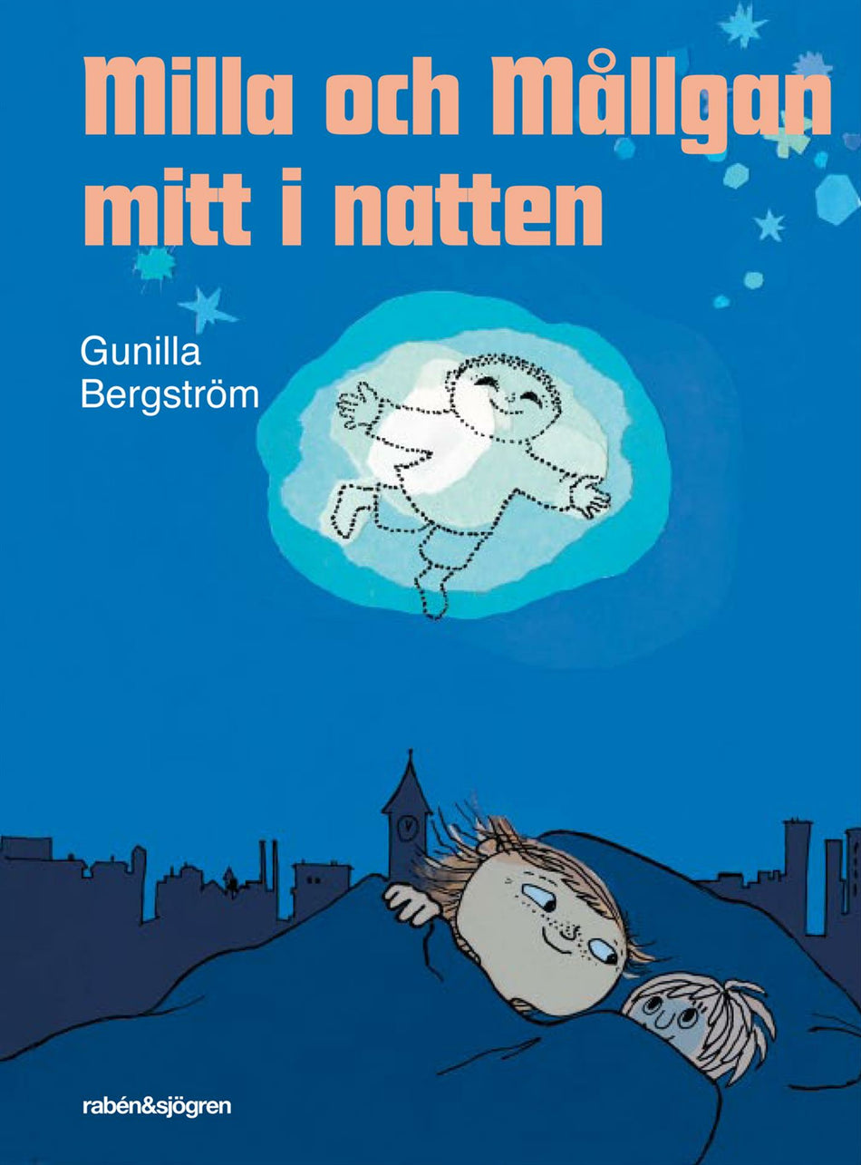 Valokuva kirjasta Gunilla Bergström Milla och Mållgan mitt i natten, kuuluu tuoteryhmään Ruots lapset nuoret ja sarjakuvat.