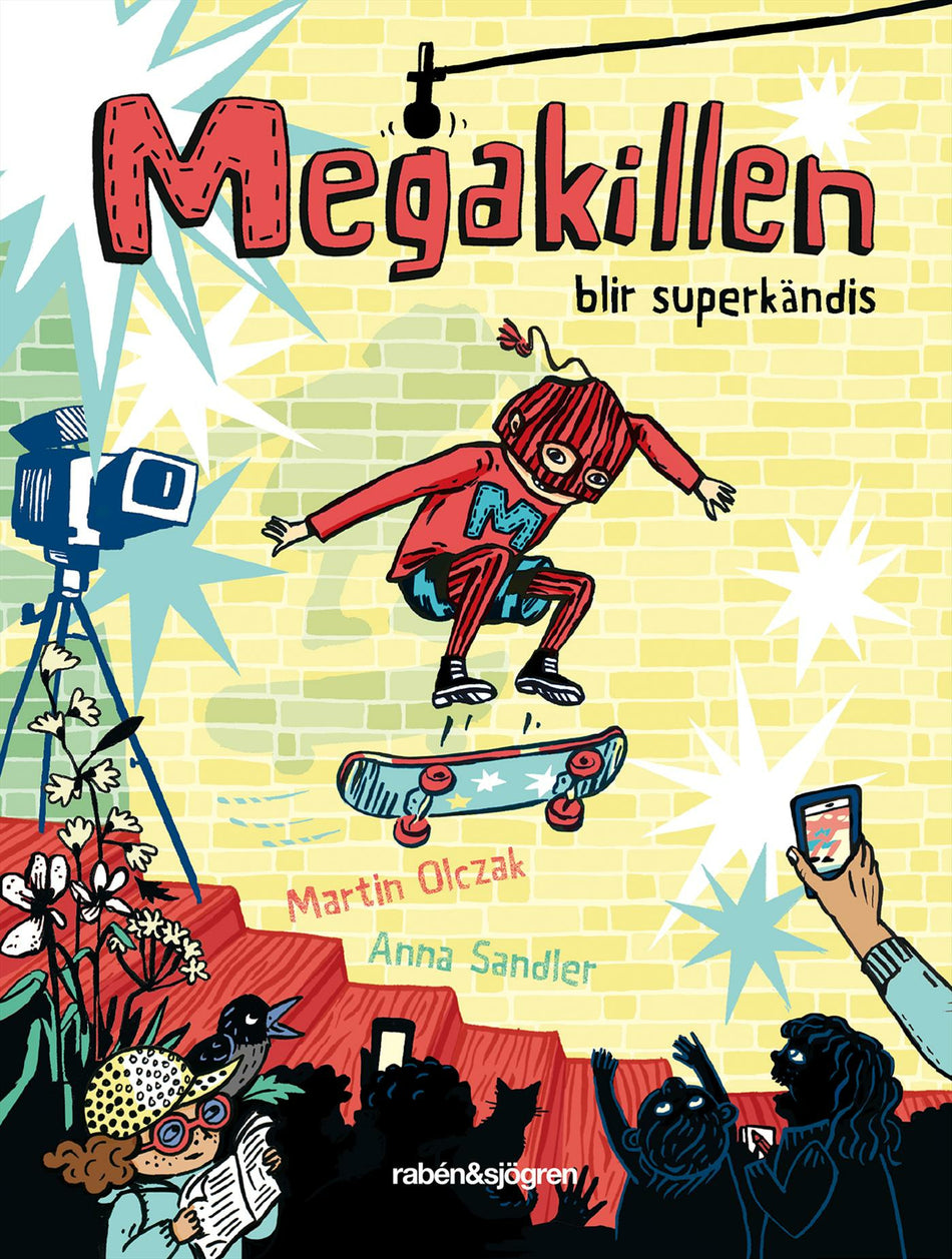 Valokuva kirjasta Martin Olczak Megakillen blir superkändis, kuuluu tuoteryhmään Ruots lapset nuoret ja sarjakuvat.