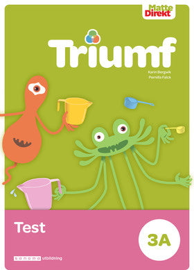 Valokuva kirjasta Karin Bergwik / Pernilla Falck Matte Direkt Triumf 3A Test (5-pack), kuuluu tuoteryhmään Ruots lapset nuoret ja sarjakuvat.
