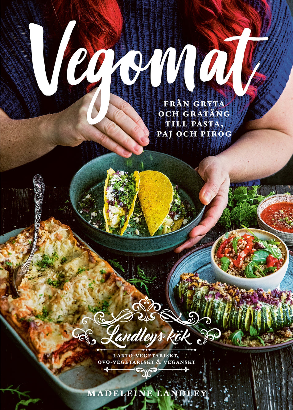 Valokuva kirjasta Madeleine Landley Vegomat : från gryta och gratäng till pasta, paj och pirog, kuuluu tuoteryhmään Ruots harrasteet taide.