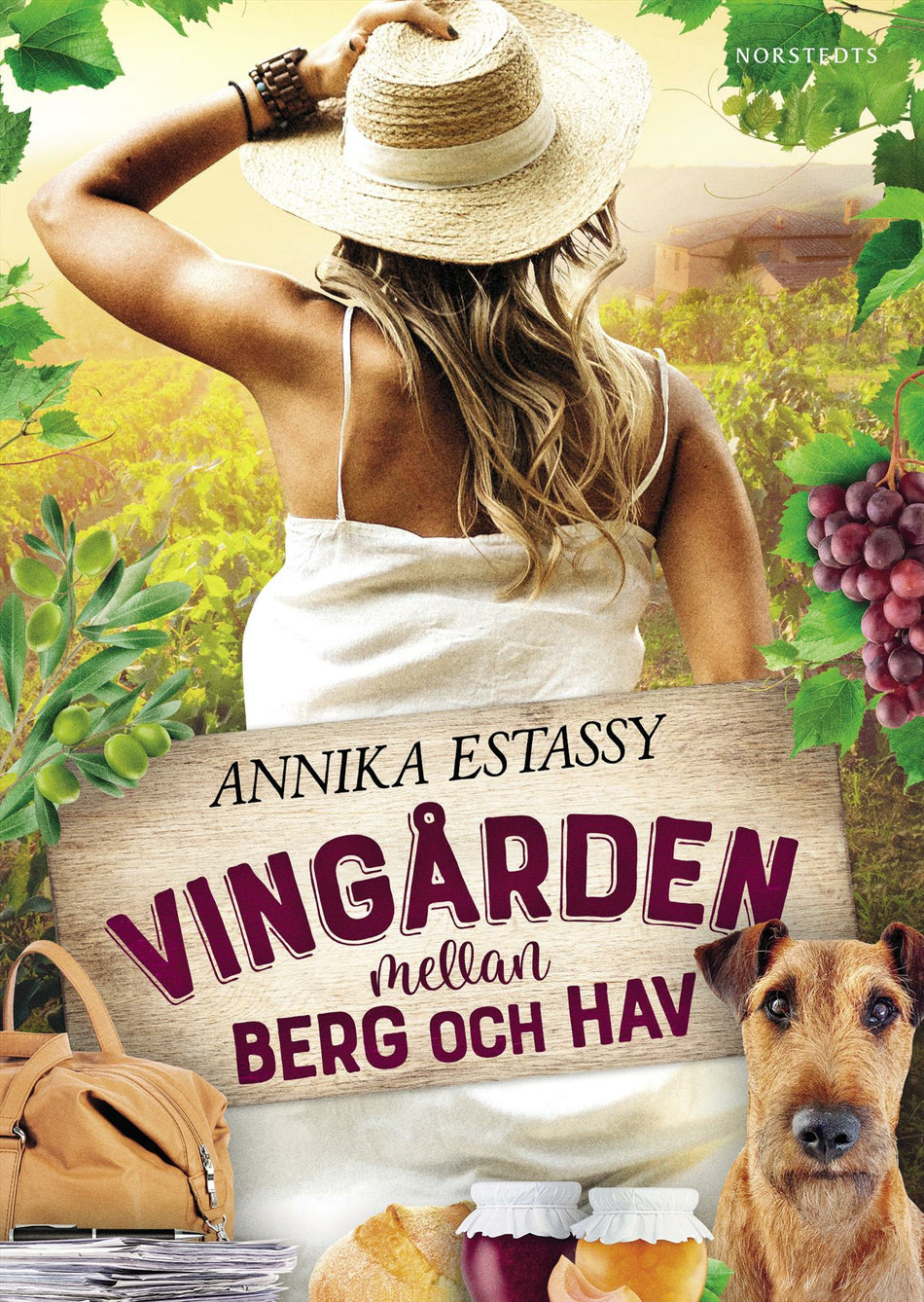 Valokuva kirjasta Annika Estassy Vingården mellan berg och hav, kuuluu tuoteryhmään Ruots kaunokirjat.