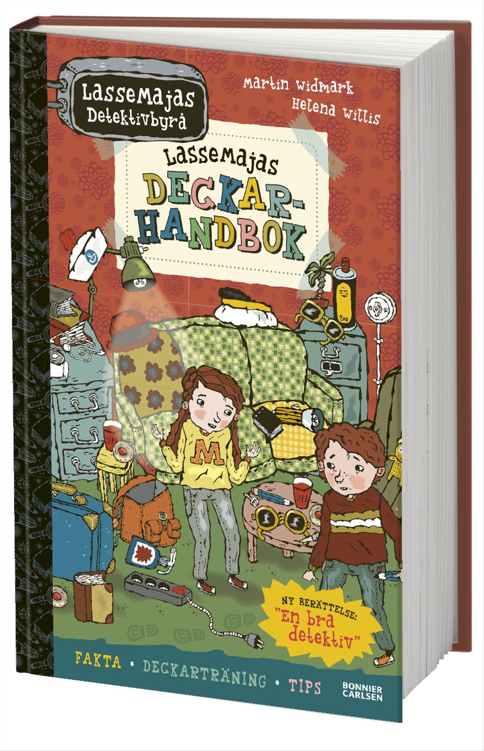 Valokuva kirjasta Martin Widmark LasseMajas deckarhandbok, kuuluu tuoteryhmään Ruots lapset nuoret ja sarjakuvat.