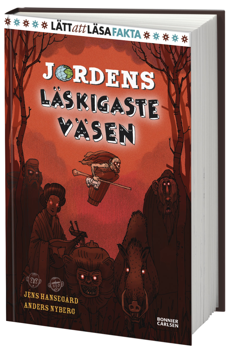 Valokuva kirjasta Jens Hansegård Jordens läskigaste väsen, kuuluu tuoteryhmään Ruots lapset nuoret ja sarjakuvat.