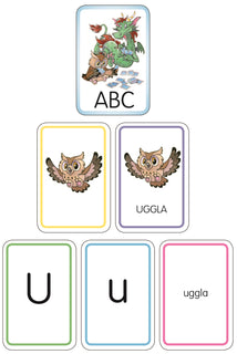 ABC-kortlekar (5-pack)